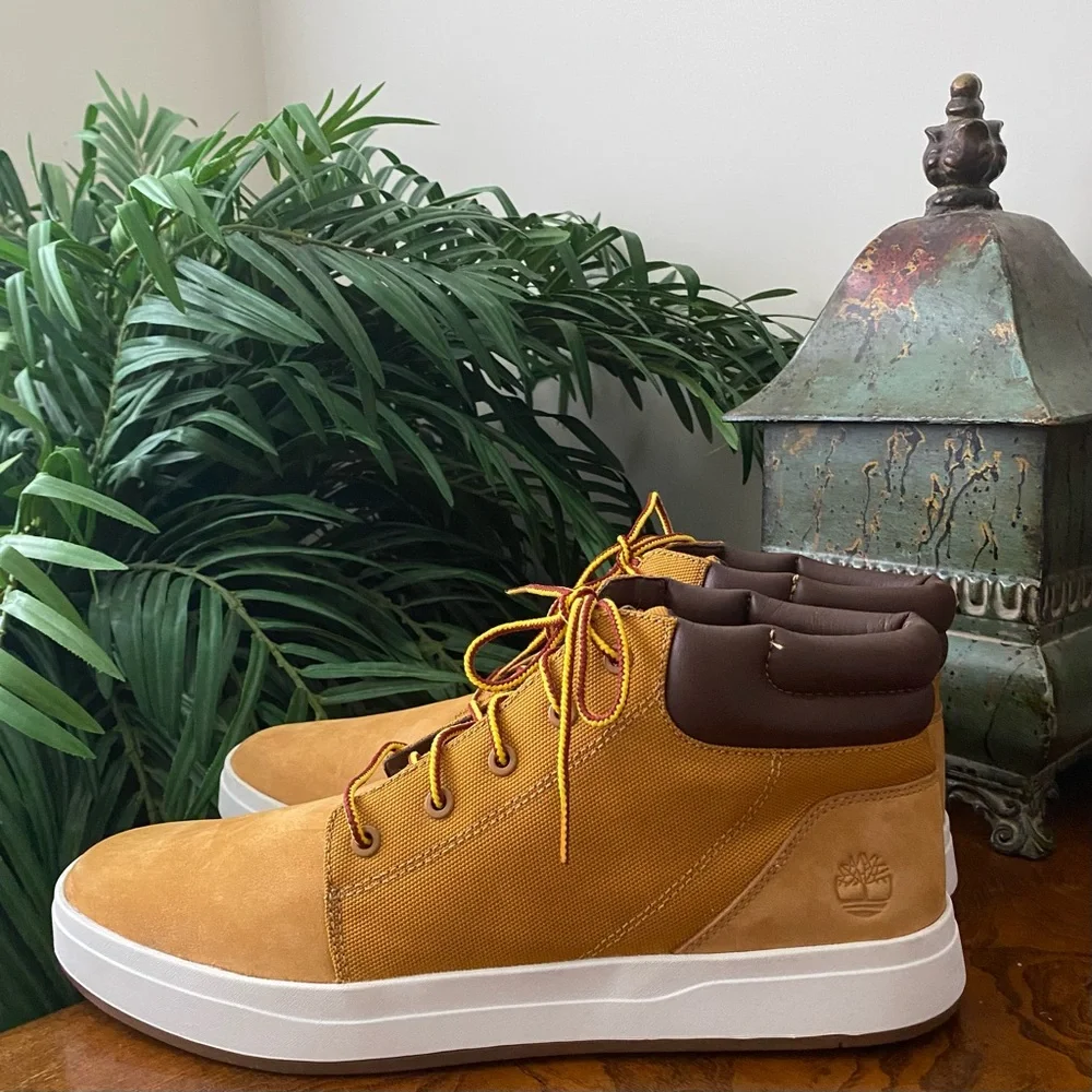 TIMBERLAND Davis Square Mixed-Media Chukka Boots
